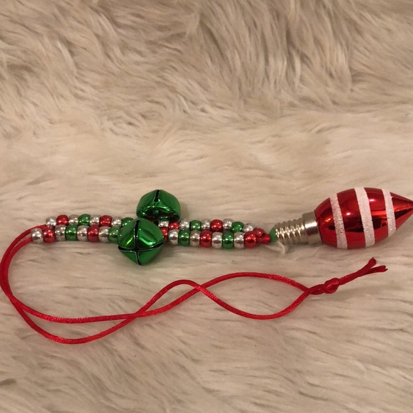 Christmas Tree Bulb Necklace Hand Designed - Picture 3 of 5